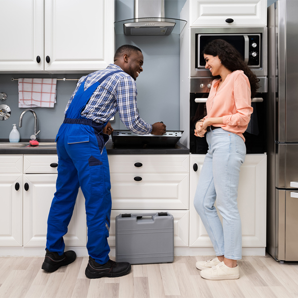 can you provide an estimate for cooktop repair before beginning any work in Holcomb